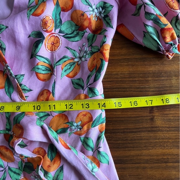 Finders keepers Aranciata pink wrap dress size small - Picture 11 of 15